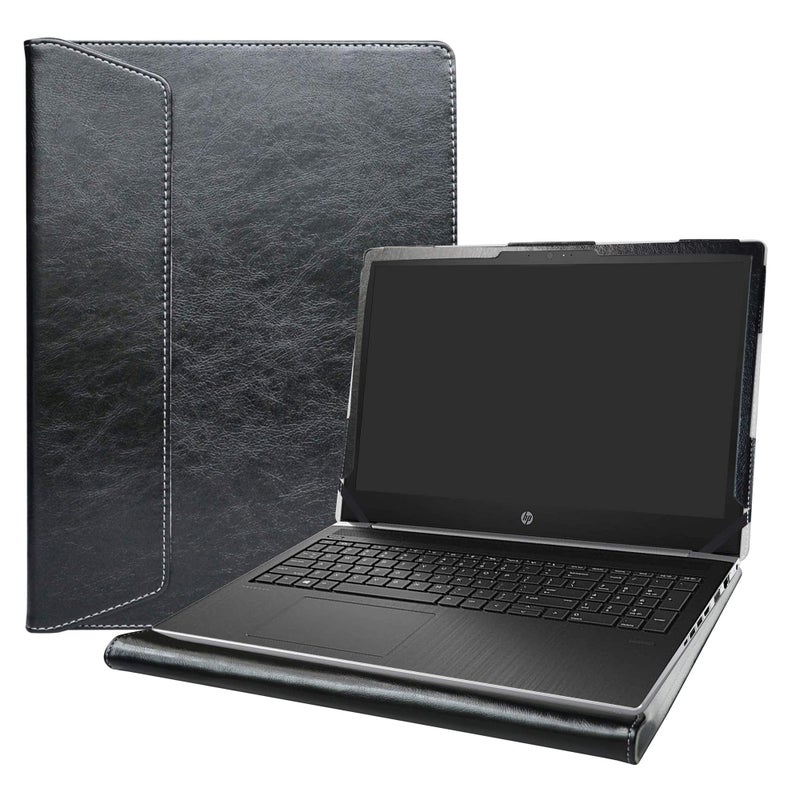 Alapmk Protective Case Cover for HP ProBook 450 G6/ ProBook 450 G7/ ProBook 455 G6/ ProBook 455R G6/ ProBook 455 G7 15.6" Laptop[Not fit ProBook 450 G5 G3 G4/455 G5 G3 G4],Black - Image 1